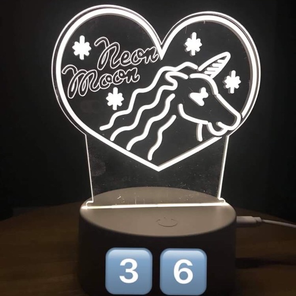 3D illusion LED night light - Picture 1 of 1